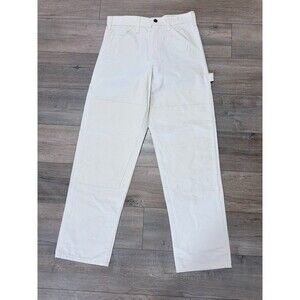 Stan Ray Painter Pants Mens 30x 32 Utility White USA Made Work Double Knee